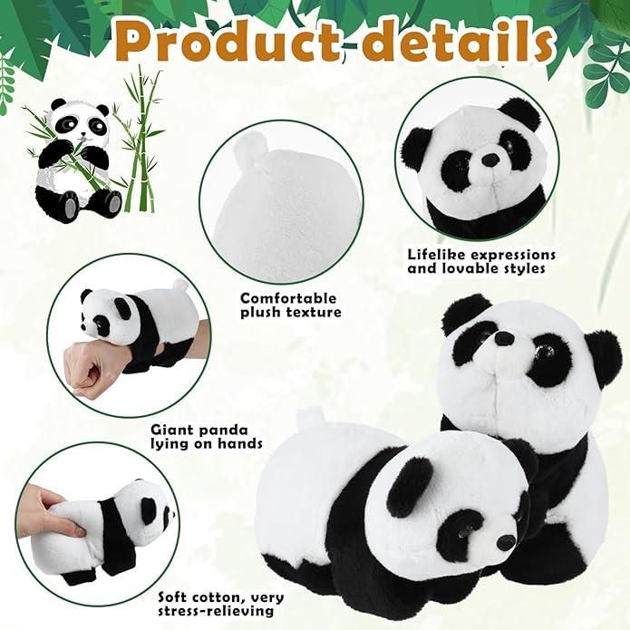 Unisex  Stuffed Animal Slap Bracelets Plush Panda